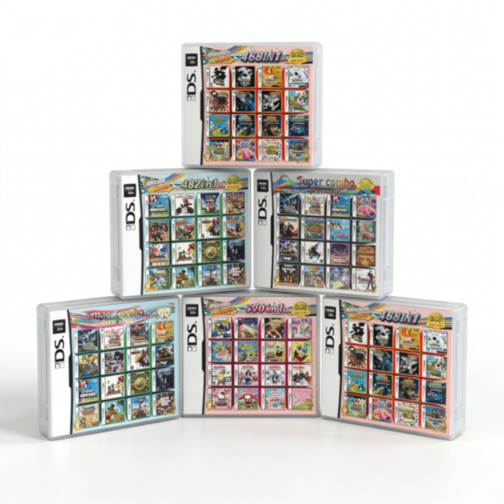 Retro Gaming Portable - •Pokem0n-themage multi-game cartridge voor DS/3DS/NDSL/2DS -