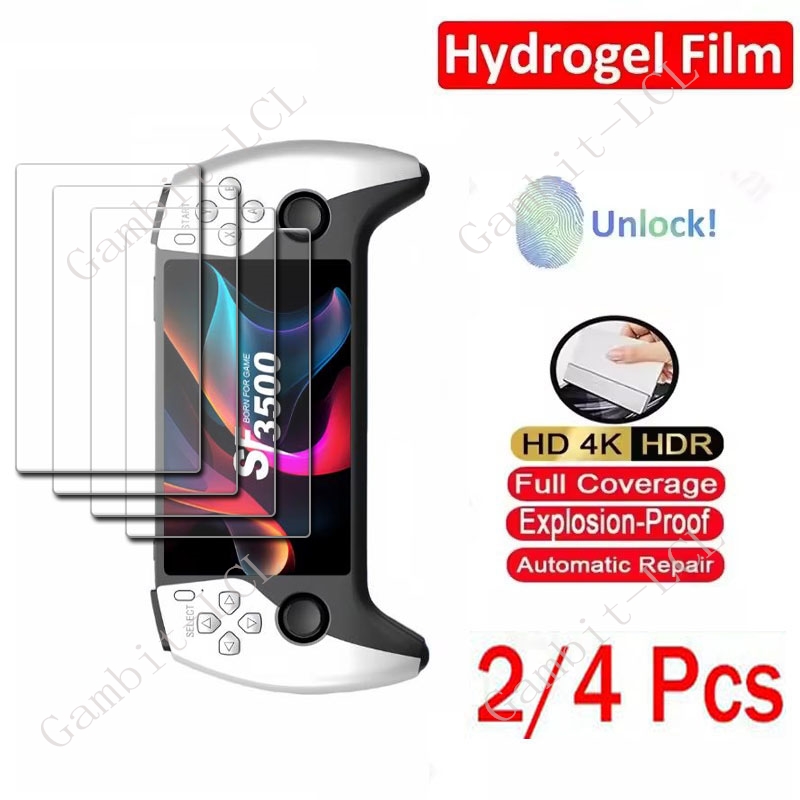 Retro Gaming Console Handheld - 2/4PCS HD Volledige Hydraulische Hydrogel Film