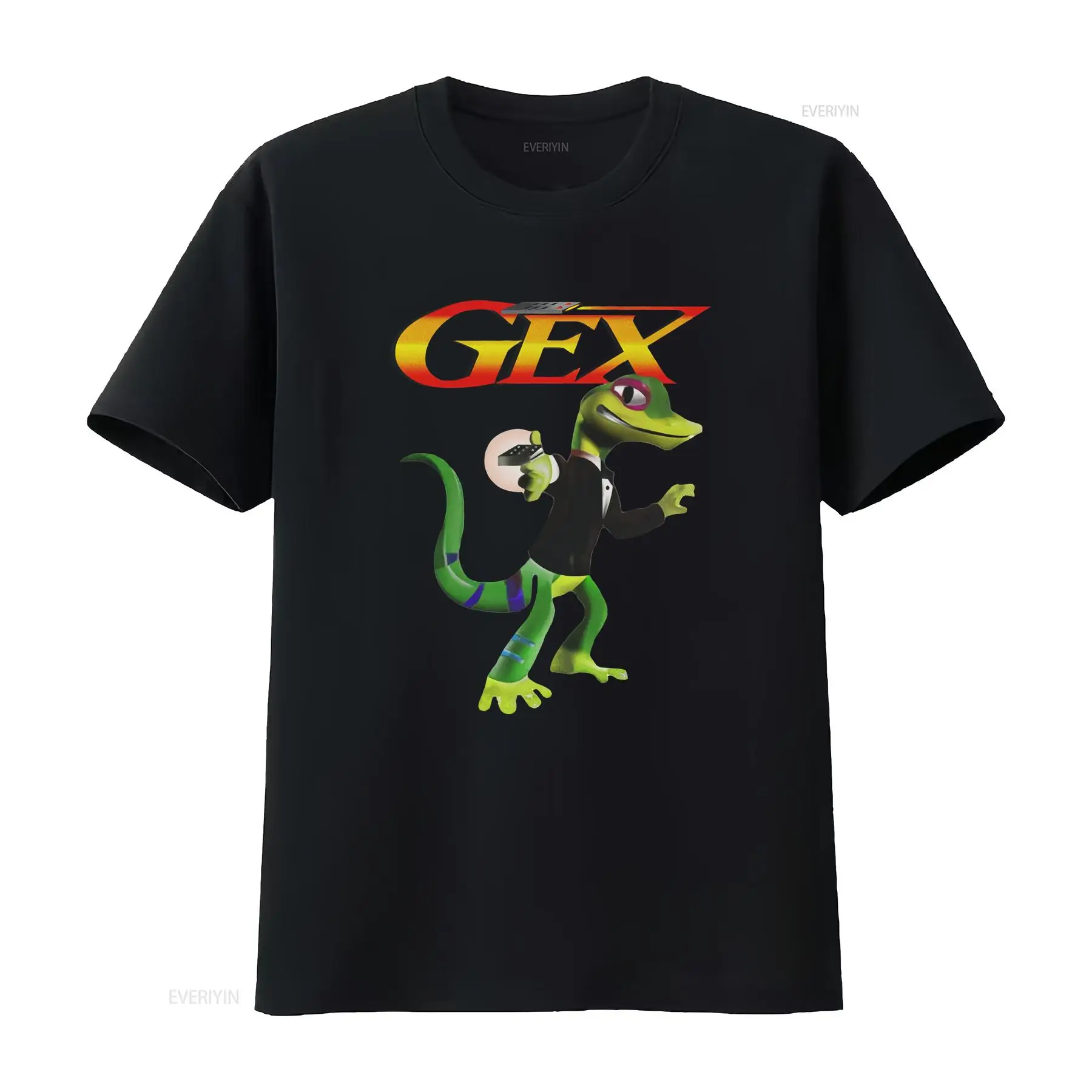 Retro Gaming Design - Gecko Game T-shirt Ps1 Klassieke gaming