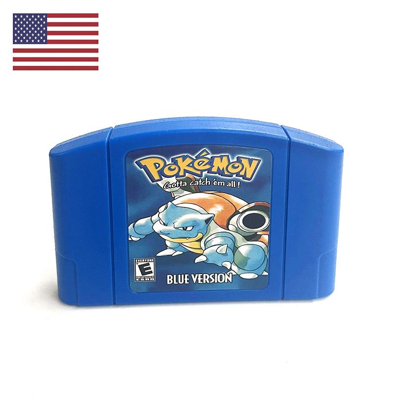 Retro Gaming Nostalgia - USA NTSC versie Engelse Pokémon Blue