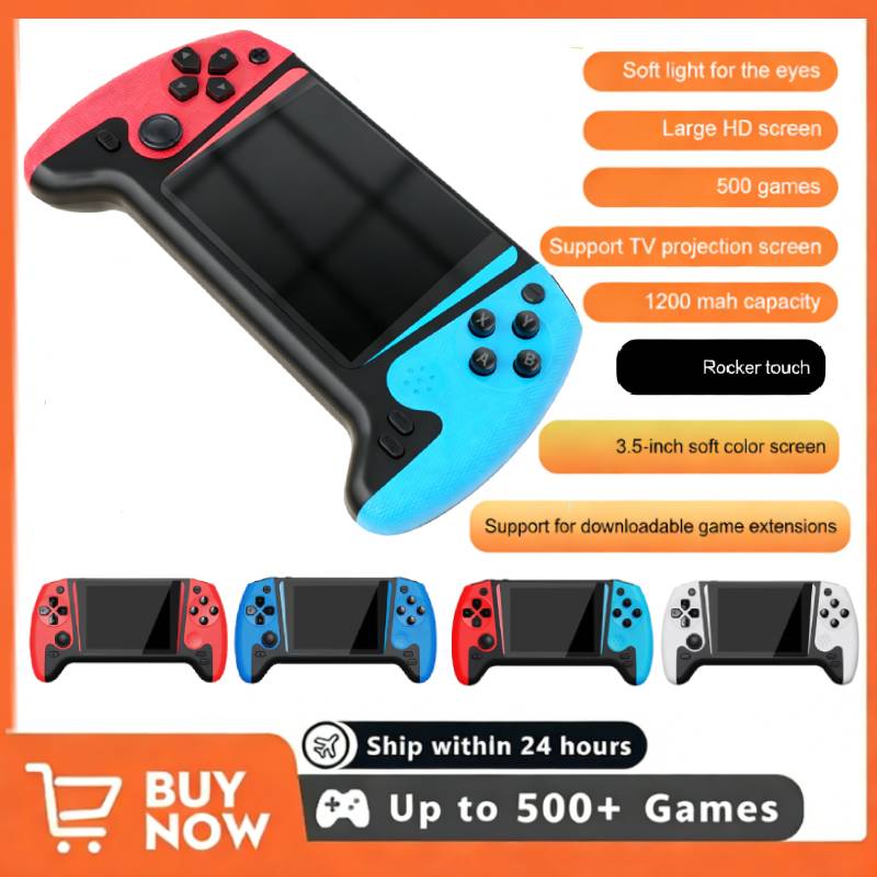 Retro Gaming Console Handheld - Retro draagbare videogameconsole Linux-systeem 3,5-inch LCD-scherm