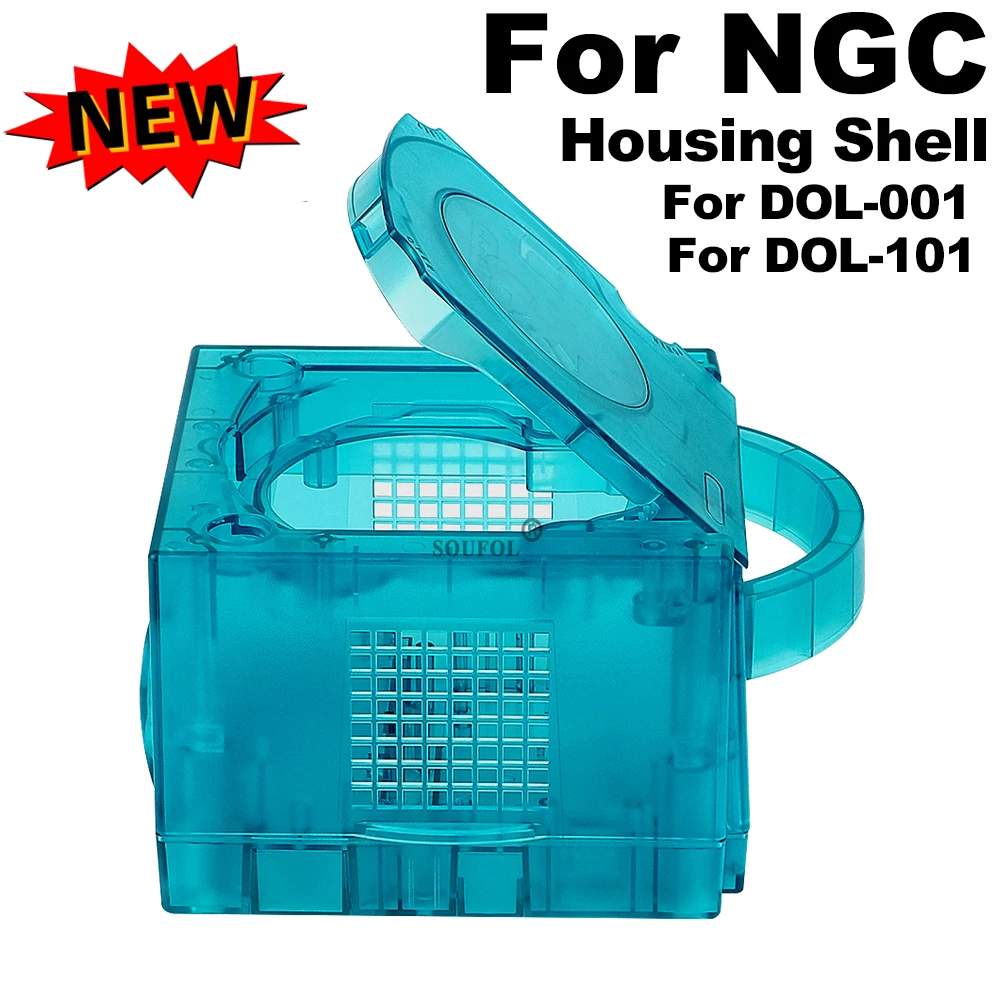Retro Gaming Nostalgia - Ijsblauw Vervanging Case voor Gamecube Shell