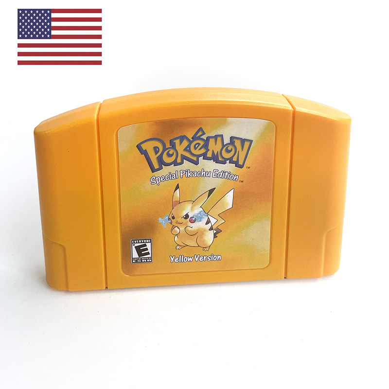 Retro Gaming Nostalgia - USA NTSC versie Engelse Pokémon Geel
