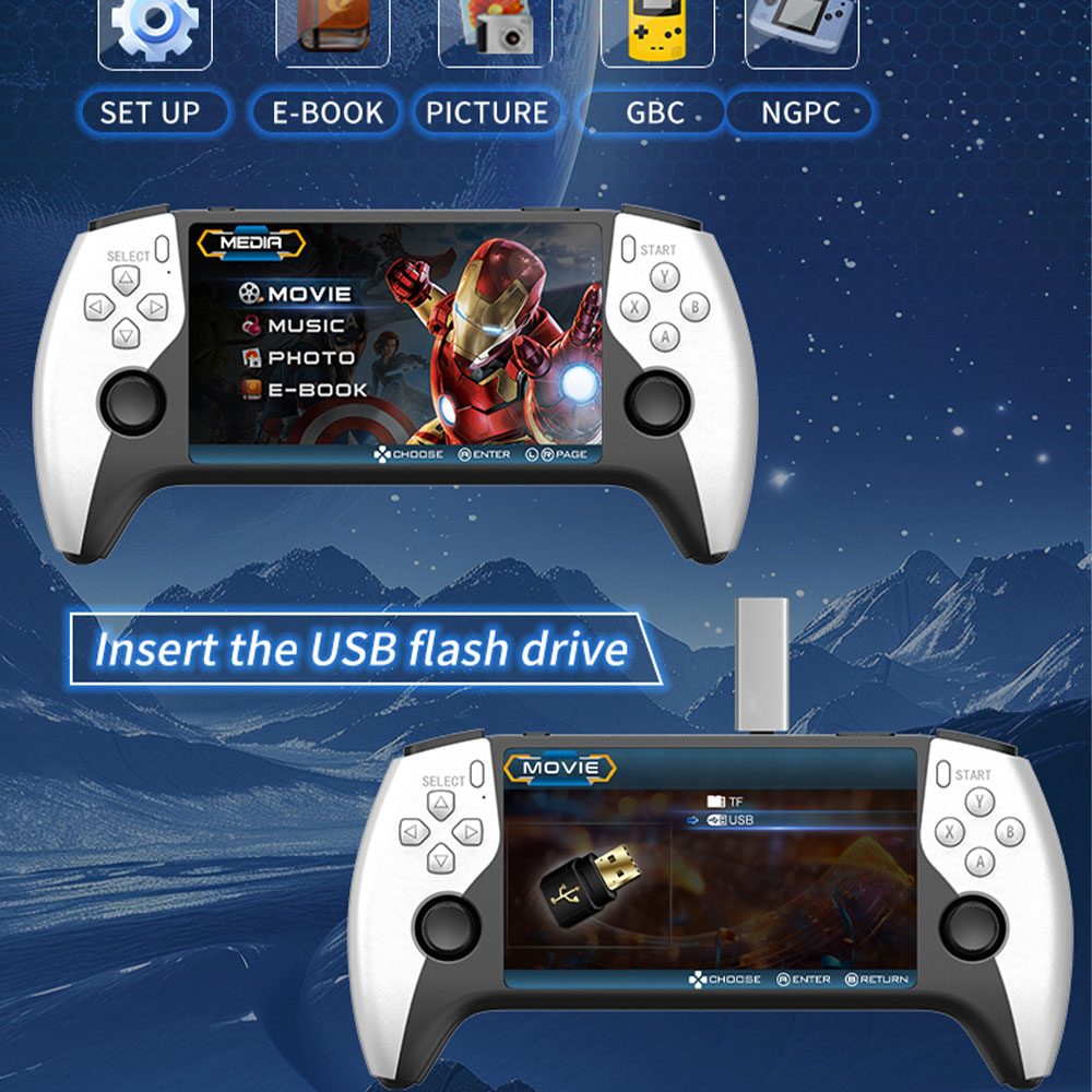 2026 Nieuwe SF3500 5 Inch Hand - Retro Gaming Device recensie en prijs