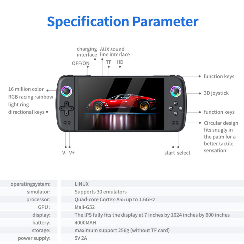 Nieuwe M27 Grote Scherm Handhe - Retro Gaming Device recensie en prijs