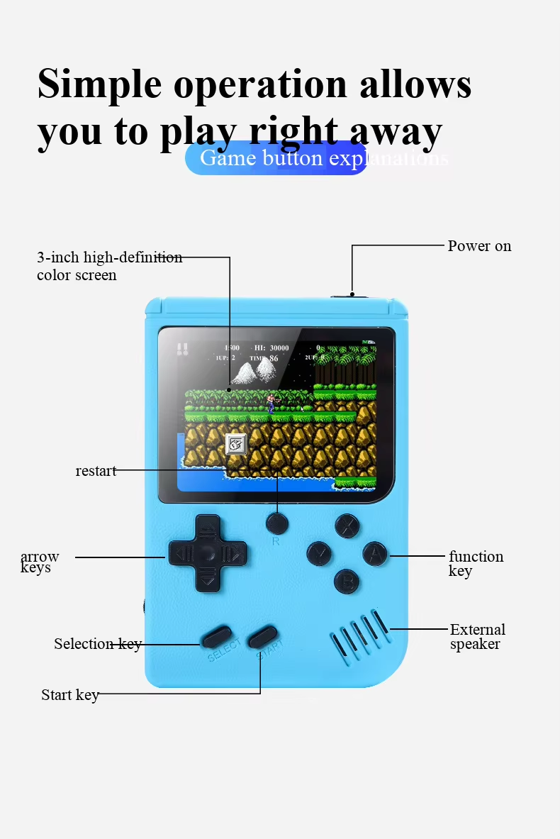 400-in-1 MINI Games Handheld G - Retro Gaming Device recensie en prijs