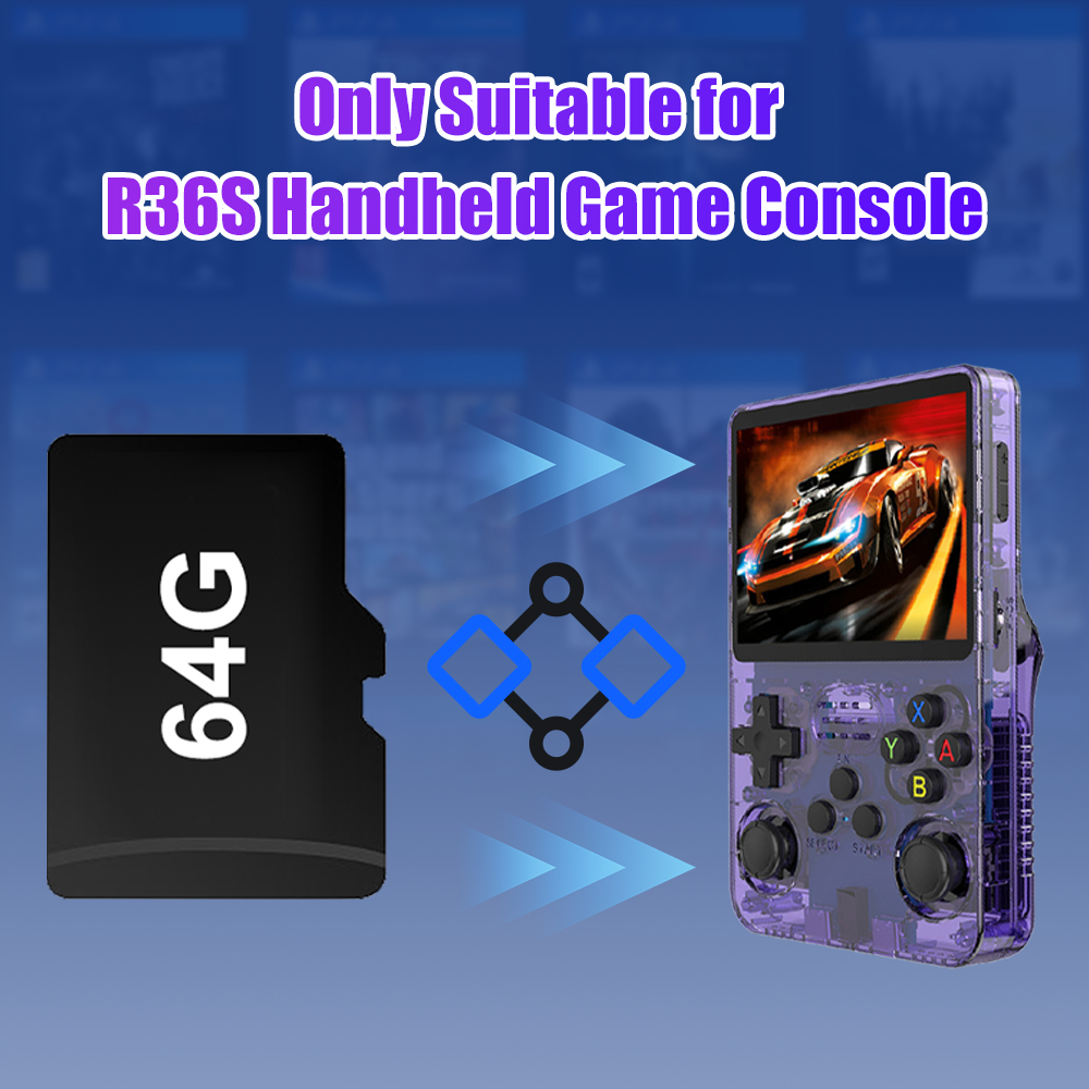 64G Game TF-kaart voor R36S Vi - Retro Gaming Console Handheld recensie en prijs