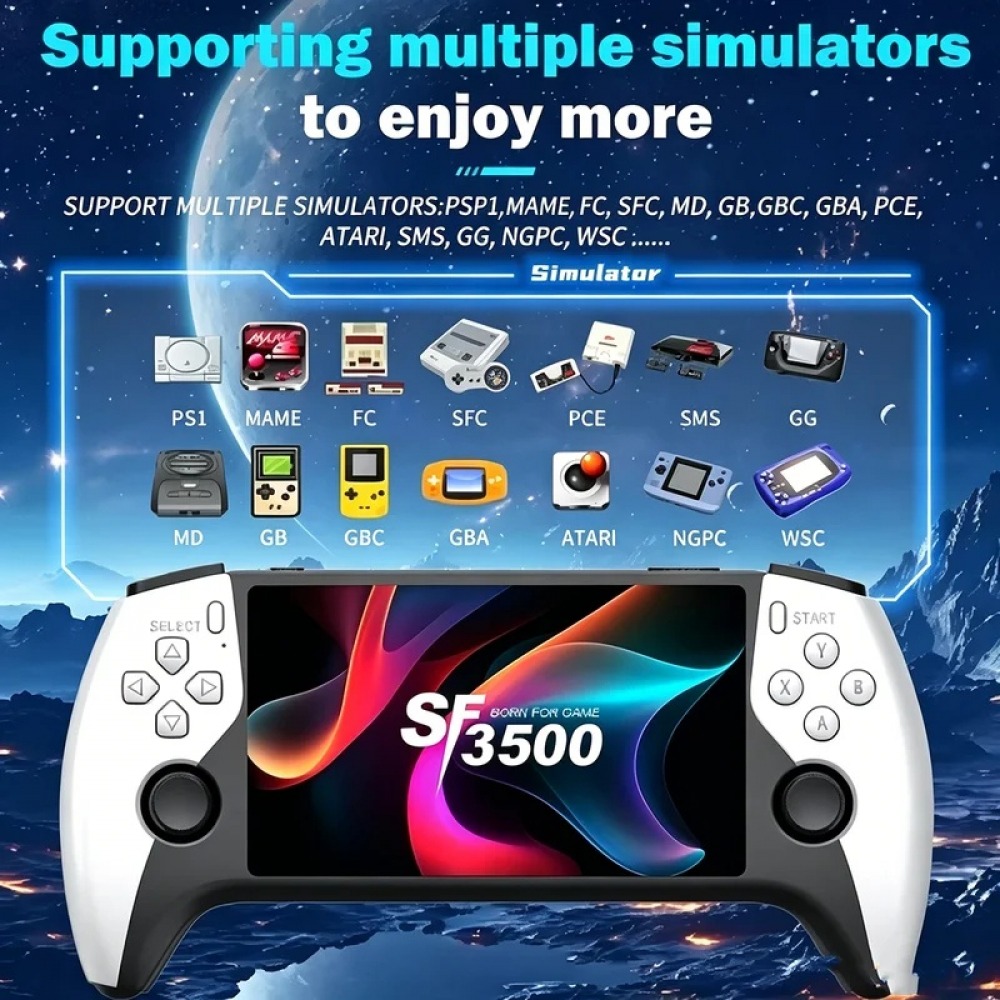 SF3500 5 inch Handheld Game Co - Retro Gaming Device recensie en prijs
